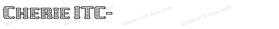 Cherie ITC字体转换